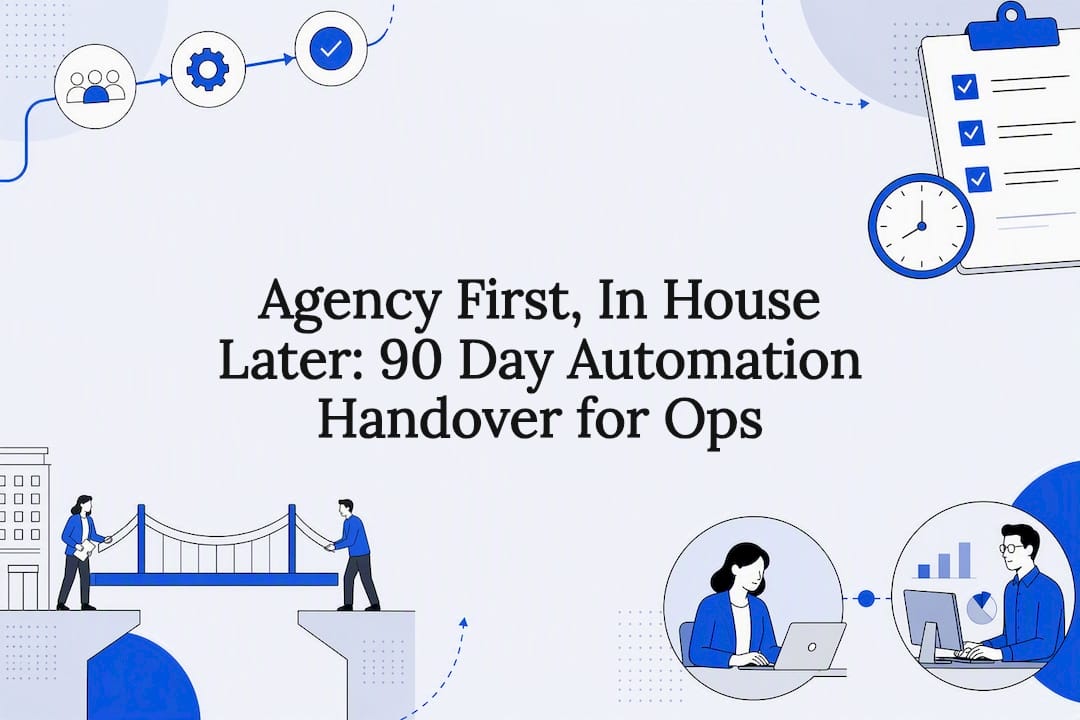 Automation handover process title card